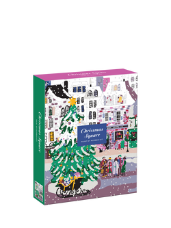 Galison Joy Laforme Christmas Square Paint by Numbers Kit, Multi