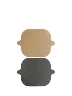 NoStik Air Fryer Square Reusable Non-Stick Liner, Pack of 2 - view 2, Beige