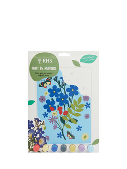 RHS Bloom Paint by Numbers Kit, Multi