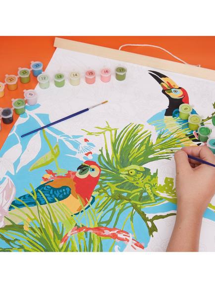 RHS Exotic Birds Paint by Numbers Kit - view 2, Multi