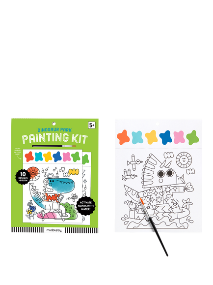 Galison Dinosaur Painting Kit - view 2, Multi
