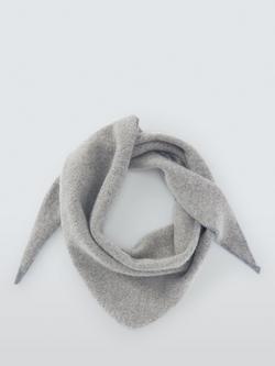 Quinton + Chadwick Wool Triangle Scarf, Grey - view 2, Grey