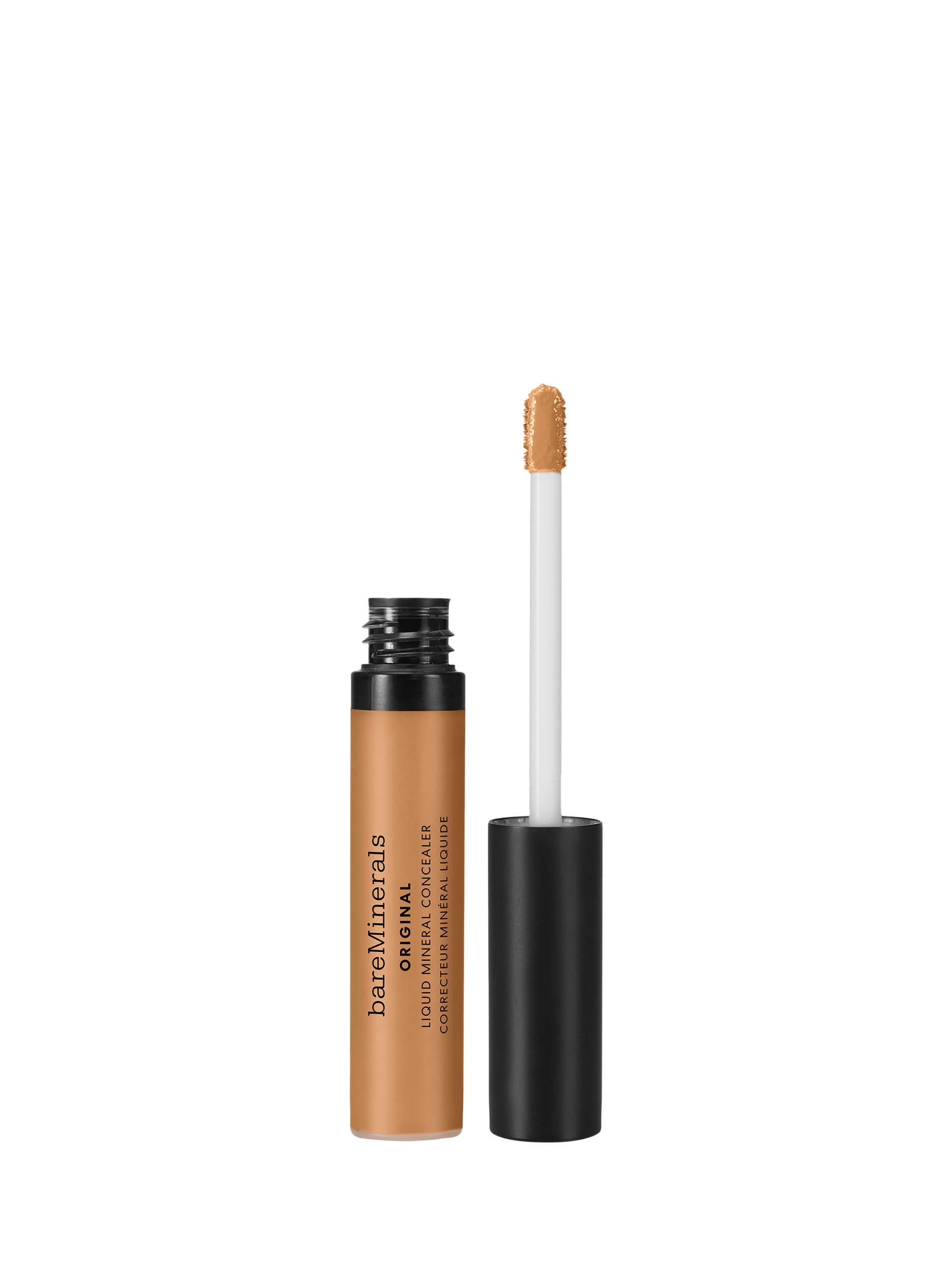 Product image 1 of 8, which shows bareMinerals Liquid Mineral Concealer, Tan 4W