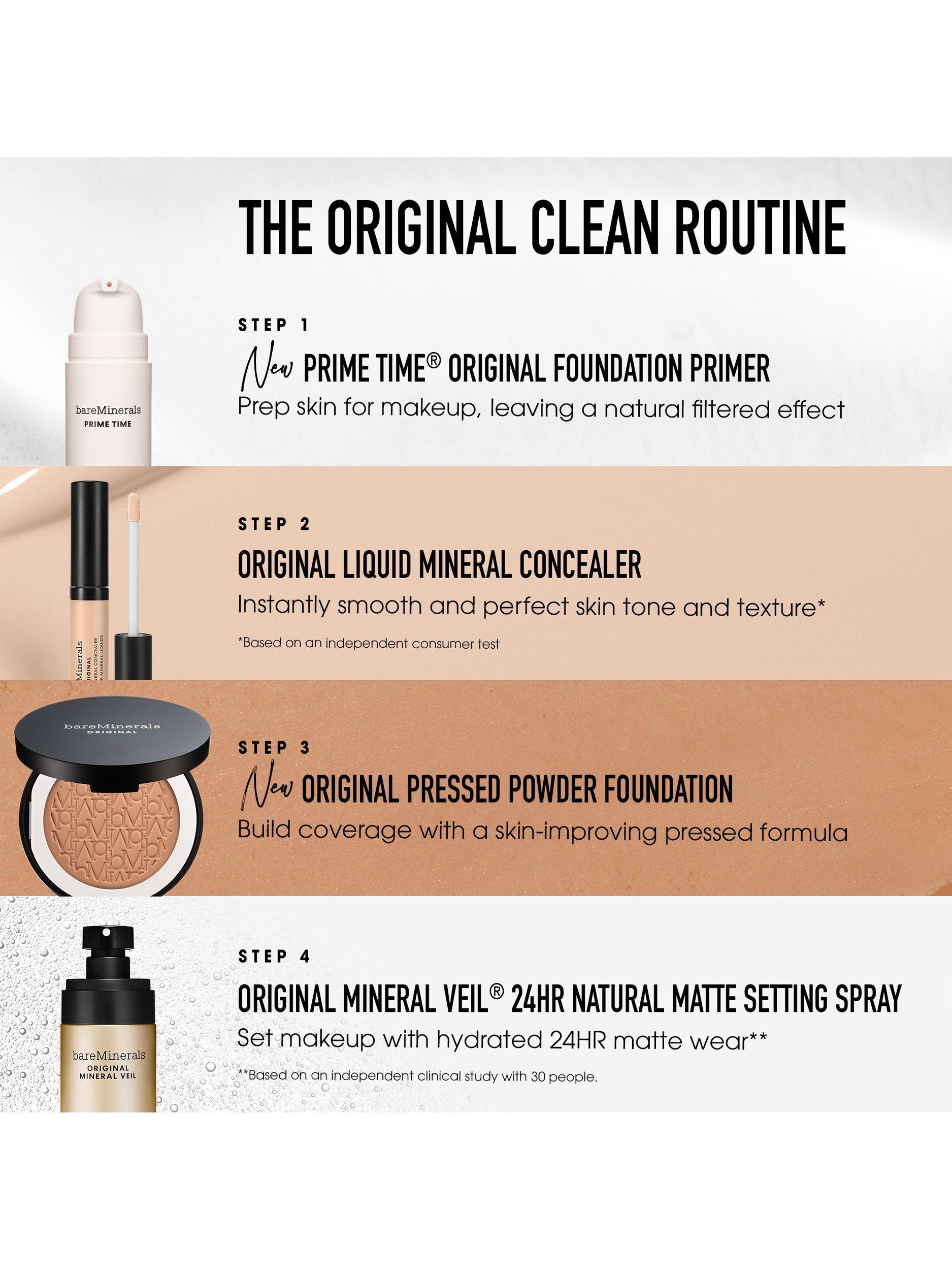 Product image 8 of 8, which shows bareMinerals ORIGINAL Pressed Powder Foundation Mineral SPF15, Deepest Deep 30