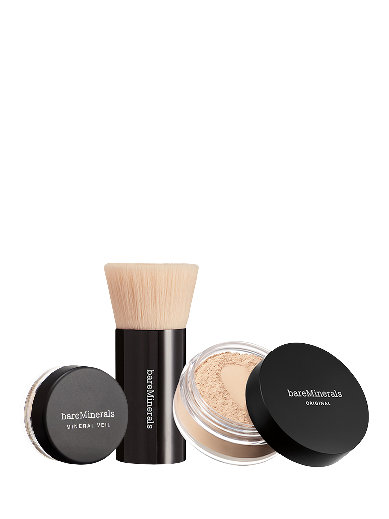 Product image 1 of 2, which shows bareMinerals ORIGINAL Loose Powder Foundation SPF 15 Makeup Gift Set, Medium Beige 12