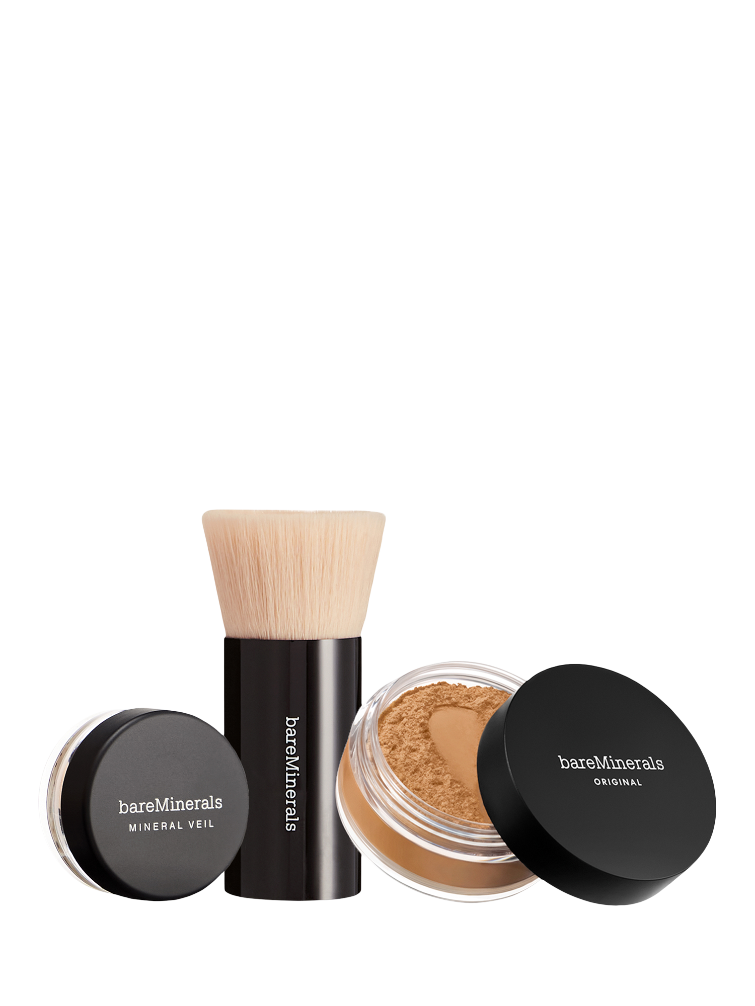 Product image 1 of 2, which shows bareMinerals ORIGINAL Loose Powder Foundation SPF 15 Makeup Gift Set, Neutral Tan 21
