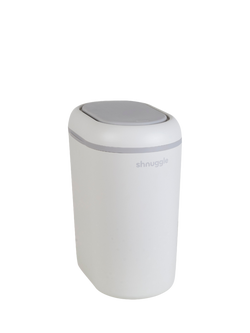 Shnuggle Nappy Bin, White, White