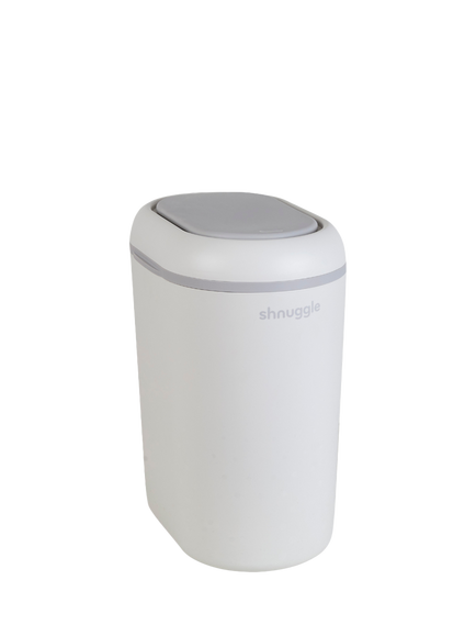 Shnuggle Nappy Bin, White, White
