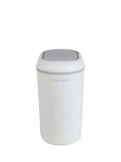 Shnuggle Nappy Bin, White - view 2, White