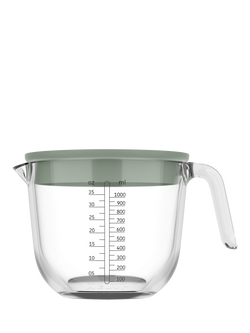 Mepal Chef It Glass Measuring Jug & Lid, 1L, Nordic Sage - view 2, Nordic Sage