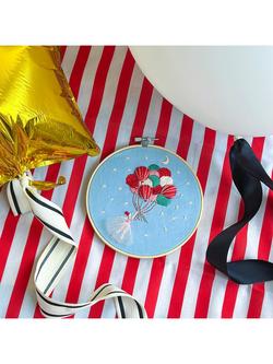 MakeBox & Co Fly Me to the Moon Embroidery Kit - view 2, Multi