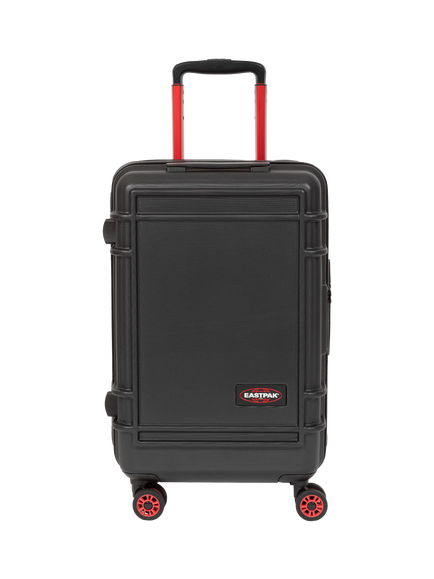 Eastpak RESIST'R 8-Wheel Cabin Bag, 28L, Black, Black