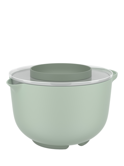 Mepal Chef It Mixing Bowl & Lid, 3L, Nordic Sage, Nordic Sage