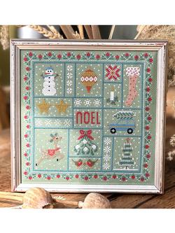 Historical Sampler Company Holly Christmas Needlecraft Patchwork Kit, Multi