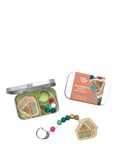 Cotton Twist Gingerbread House Beaded Keyring Kit