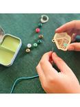Cotton Twist Gingerbread House Beaded Keyring Kit