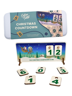 Cotton Twist Christmas Countdown Chart, Multi