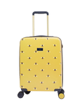 Joules Botanical Bee 4-Wheel 53cm Trolley Cabin Case, 31L, Yellow