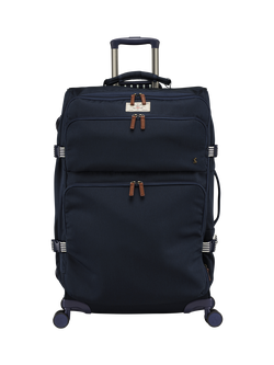 Joules Coast 4-Wheel 76cm Large Suitcase, 105L, French Navy, French Navy
