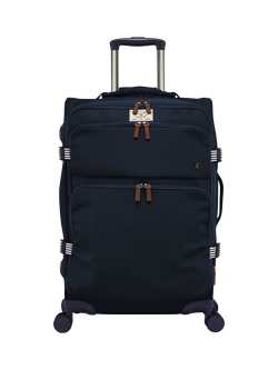 Joules Coast 4-Wheel 66cm Medium Suitcase, 68L, French Navy, French Navy