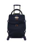 Joules Coast 4 Wheel 54cm Trolley Cabin Case, 40L, French Navy
