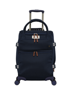 Joules Coast 4 Wheel 54cm Trolley Cabin Case, 40L, French Navy, French Navy