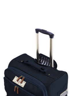 Joules Coast 4 Wheel 54cm Trolley Cabin Case, 40L, French Navy - view 2, French Navy