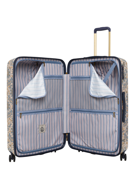 Joules Damask 4-Wheel 75cm Hard Sided Large Trolley Suitcase, 93L - view 2, Damask