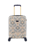 Joules Damask 4-Wheel 53cm Hard Sided Trolley Cabin Case, 31L