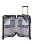 Joules Damask 4-Wheel 53cm Hard Sided Trolley Cabin Case, 31L
