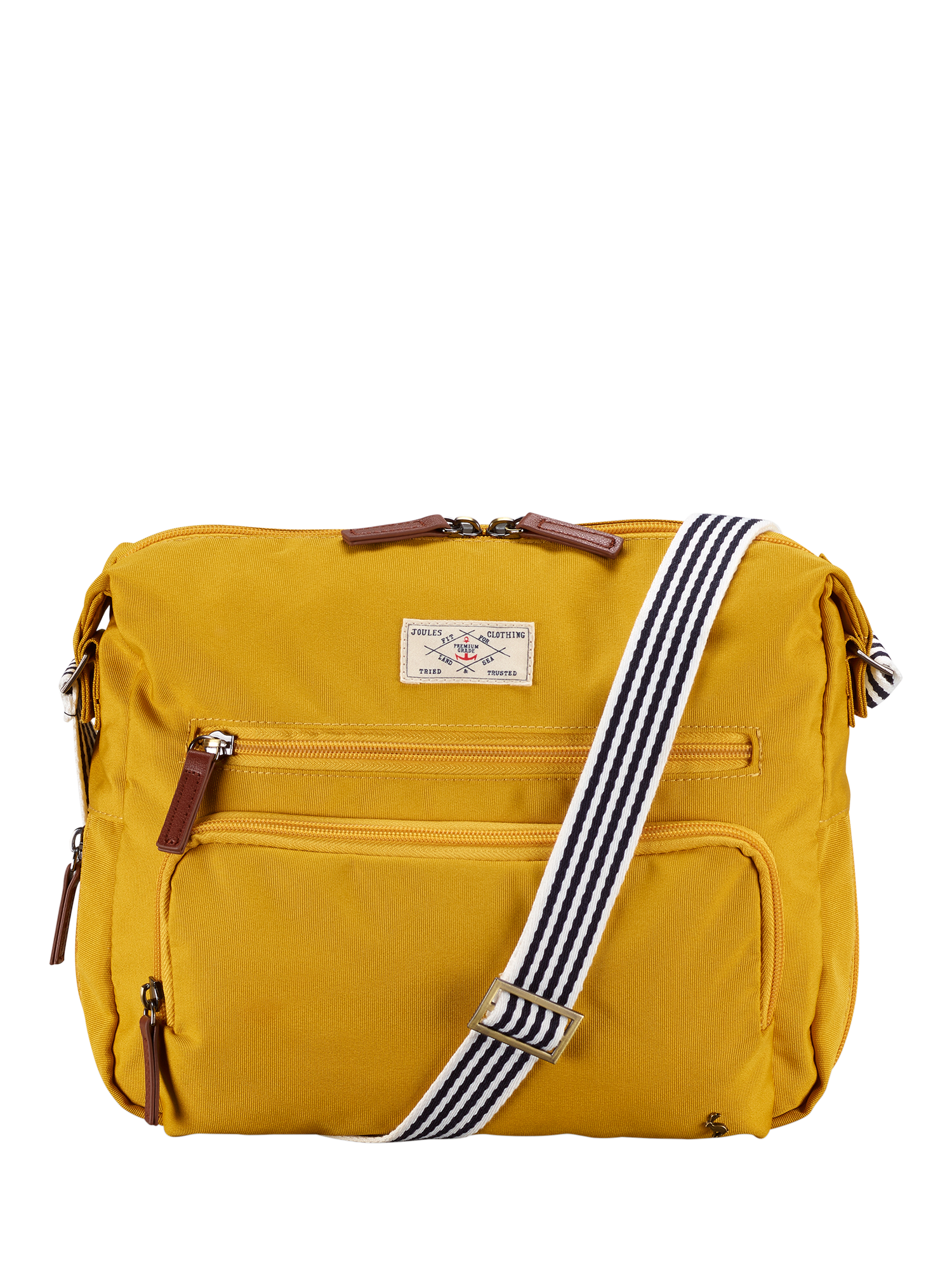 Product image 1 of 5, which shows Joules Coast Travel Shoulder Bag, 5.5L, Antique Gold