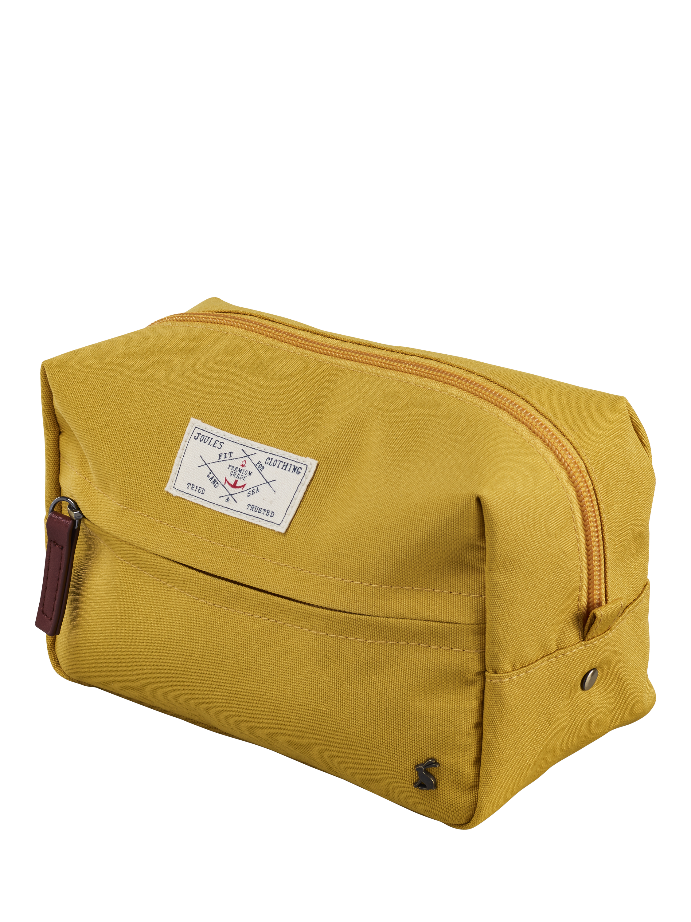 Product image 1 of 3, which shows Joules Coast Wash Bag, Antique Gold