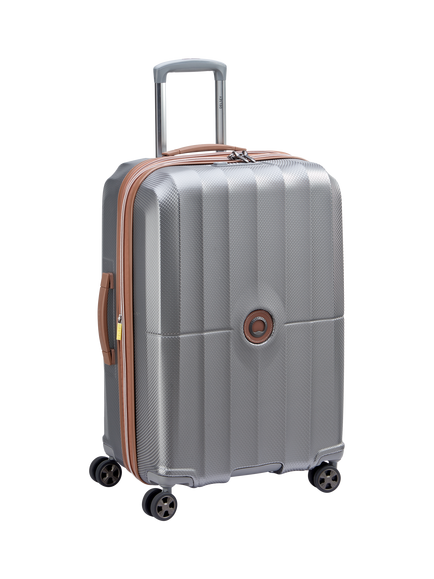 DELSEY Carrousel 4-Wheel 67cm Expandable Medium Trolley Suitcase, 77L - view 2, Platinum