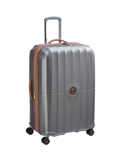 DELSEY Carrousel 4-Wheel 77cm Expandable Large Trolley Suitcase, 110L - view 2, Platinum