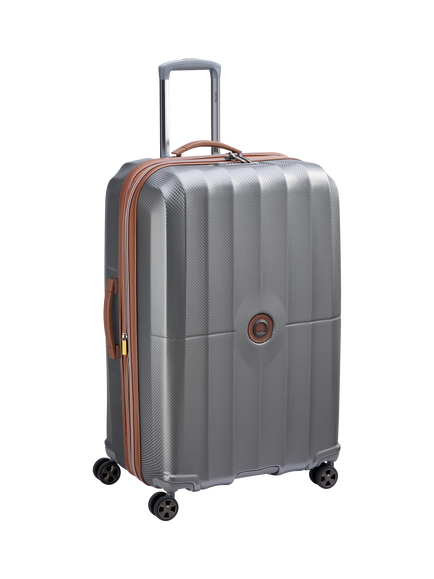 DELSEY Carrousel 4-Wheel 77cm Expandable Large Trolley Suitcase, 110L - view 2, Platinum