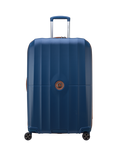 DELSEY Carrousel 4-Wheel 77cm Expandable Large Trolley Suitcase, 110L, Navy