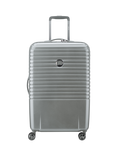 DELSEY Caumartin Plus 4-Wheel 70cm Expandable Medium Trolley Suitcase, 71L, Grey
