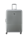 DELSEY Caumartin Plus 4-Wheel 76cm Expandable Large Trolley Suitcase, 107L, Grey