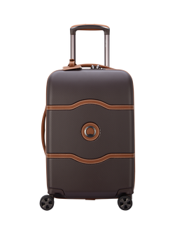DELSEY Chatelet Air 2.0 4-Wheel 55cm Cabin Case, 38L, Dark Brown, Dark Brown