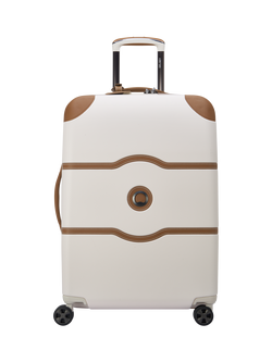 DELSEY Chatelet Air 2.0 4-Wheel 67cm Medium Suitcase, 69L, Cream