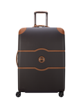 DELSEY Chatelet Air 2.0 4-Wheel 77cm Large Suitcase, 110L, Dark Brown