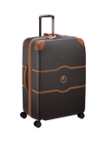 DELSEY Chatelet Air 2.0 4-Wheel 77cm Large Suitcase, 110L, Dark Brown