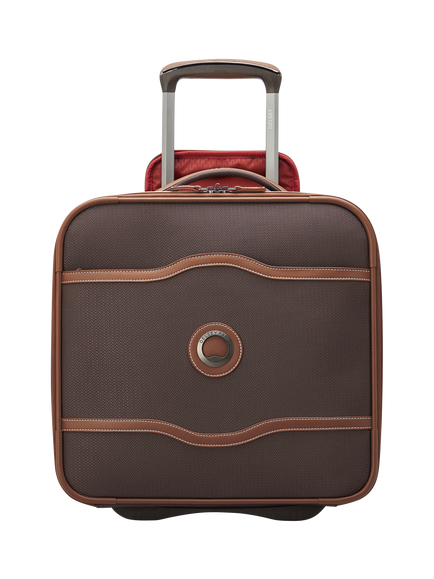 DELSEY Chatelet 2-Wheel 42cm Underseat Cabin Case, 20L, Dark Brown, Dark Brown