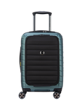 DELSEY Shadow 5.0 4-Wheel 55cm Expandable Cabin Case, 41L, Green