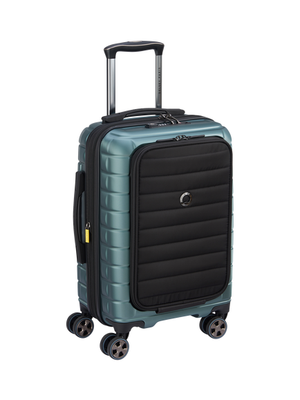 DELSEY Shadow 5.0 4-Wheel 55cm Expandable Cabin Case, 41L, Green - view 2, Green