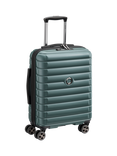 DELSEY Shadow 5.0 4-Wheel 55cm Slim Cabin Case, 35L, Green