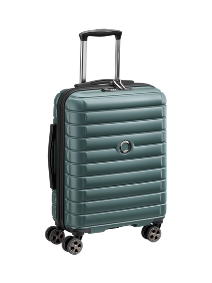 DELSEY Shadow 5.0 4-Wheel 55cm Slim Cabin Case, 35L - view 2, Green
