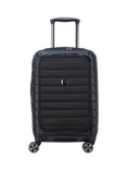 DELSEY Shadow 5.0 4-Wheel 55cm Expandable Cabin Case, 41L, Black