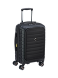 DELSEY Shadow 5.0 4-Wheel 55cm Expandable Cabin Case, 41L, Black