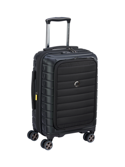 DELSEY Shadow 5.0 4-Wheel 55cm Expandable Cabin Case, 41L, Black - view 2, Black
